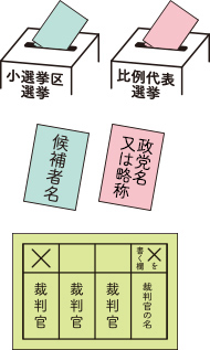 投票上の注意図